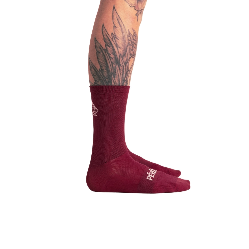 PÉVÈLO Summit Bordeaux Socks