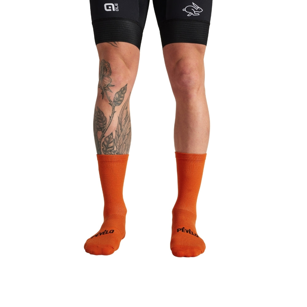 PÉVÈLO Summit Burned Orange Socks