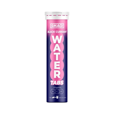 SMAG! Water Tabs - Rør med 20 tabs - Solbær