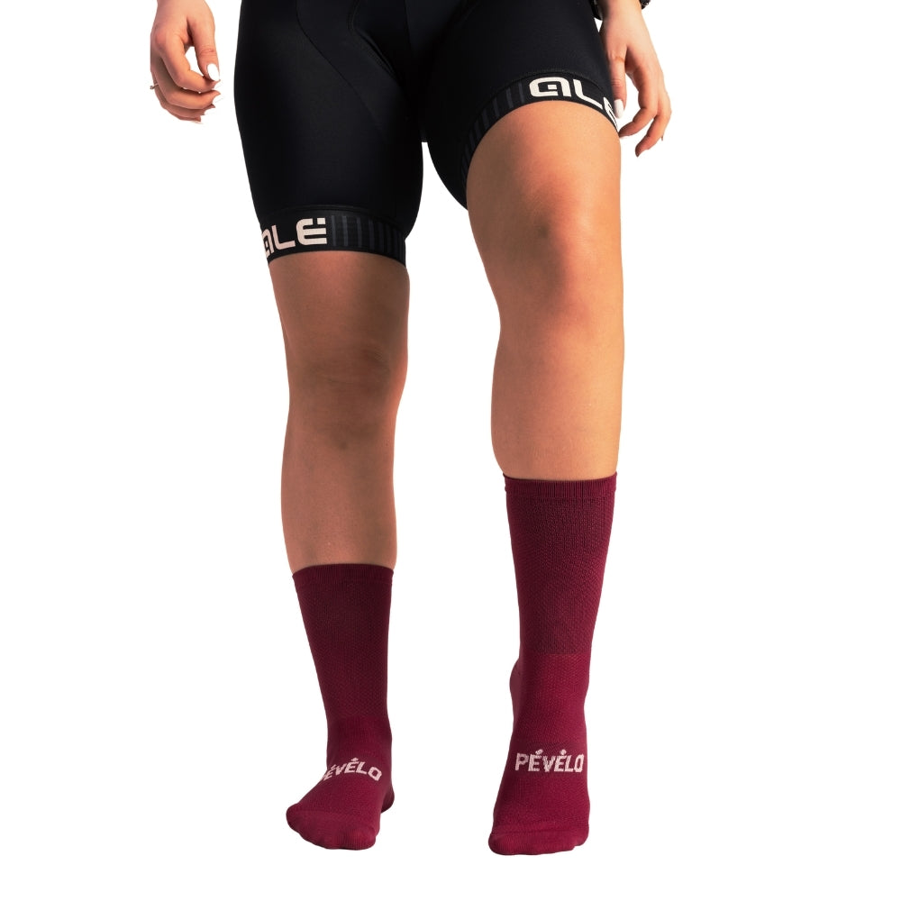 PÉVÈLO Summit Bordeaux Socks
