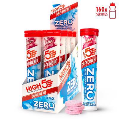 High5 Zero tabletter - 8 x 20 stk - Bær med koffein
