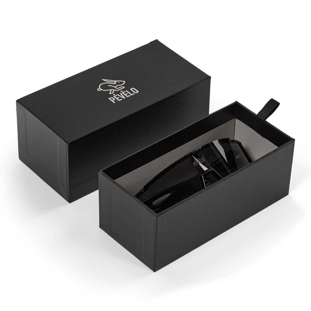 PÉVÈLO Relief Solbriller - All Black