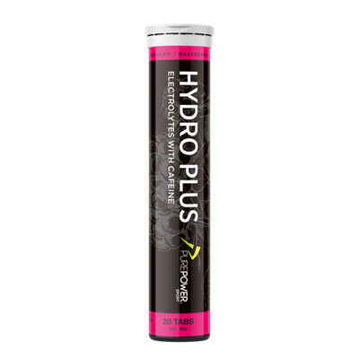 PurePower Hydro Plus - 20 stk - Hindbær med koffein