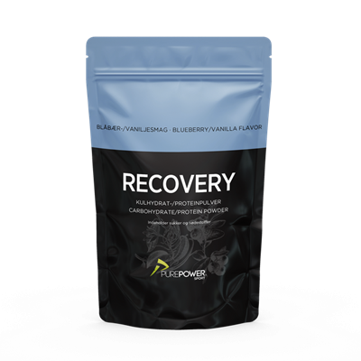 PurePower Recovery Pulver  - 400g - Blåbær Vanilje