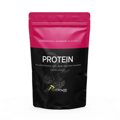 PurePower Proteinpulver  - 400g - Hindbær