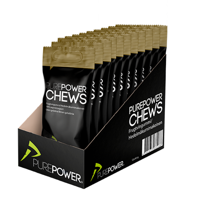PurePower Chews - 12 x 40g - Frugt Mix