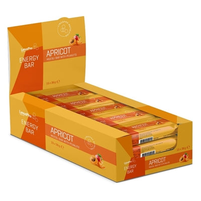 LinusPro Energy Bar Apricot - DATOVARE - 36g - 15 stk