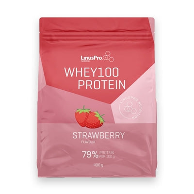 LinusPro Whey100 Jordbær 400g
