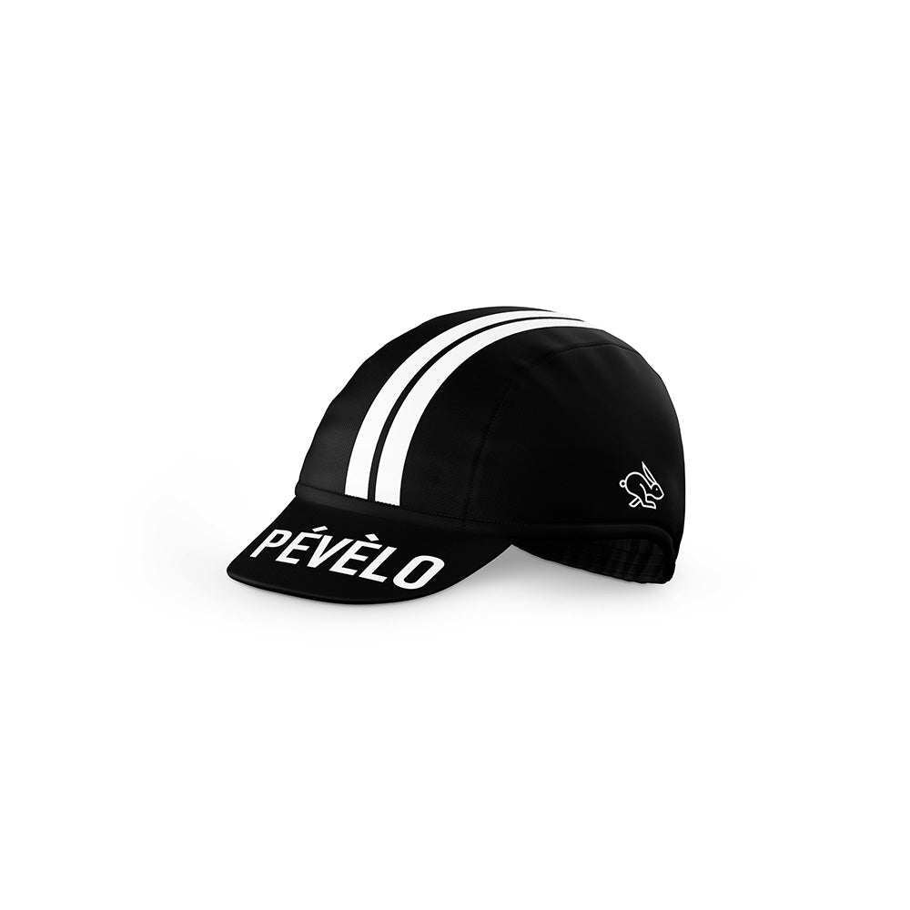 PÉVÈLO Pursuit - Black Cycling Cap